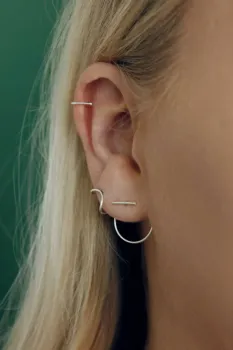 Preview: Ohrring Bogen ARC (rechts) Silber 925 von Soek Atelier